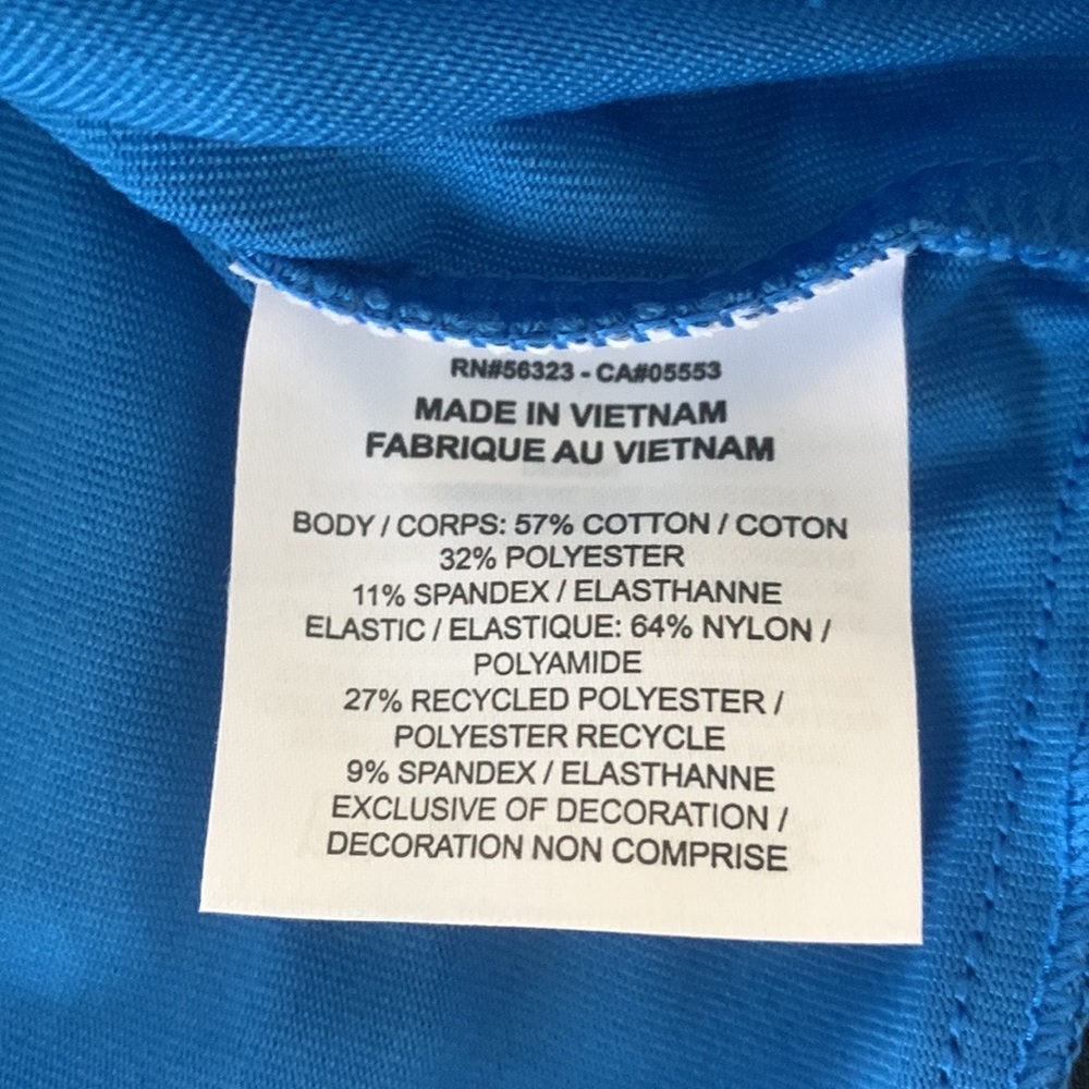 Nike Air NWT Blue Zip Front Cropped Tank Top size Large - Picture 10 of 12